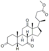 5-Beta-cholanic acid-3,7,12-trione methyl ester Structure,7727-82-4Structure