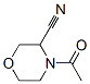 4-Acetyl-morpholine-3-carbonitrile Structure,77873-74-6Structure