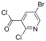 5-Bromo-2-chloro-3-pyridinecarbonyl chloride Structure,78686-86-9Structure