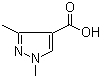 1,3-Dimethyl-1H-pyrazole-4-carboxylic acid Structure,78703-53-4Structure