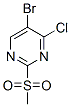 5-Bromo-4-chloro-2-methylsulfonylpyrimidine Structure,79091-24-0Structure