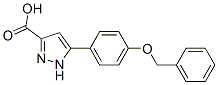 5-(4-Benzyloxyphenyl)-1H-pyrazole-3-carboxylic acid Structure,795260-68-3Structure