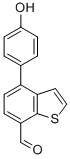 Benzo[b]thiophene-7-carboxaldehyde, 4-(4-hydroxyphenyl)- Structure,799766-04-4Structure