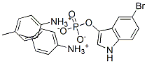 5-Bromo-3-indolyl phosphate p-toluidine salt Structure,80008-69-1Structure