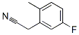 5-Fluoro-2-methylbenzyl cyanide Structure,80141-97-5Structure