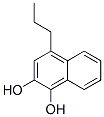 1,2-Naphthalenediol, 4-propyl-(9ci) Structure,80280-92-8Structure