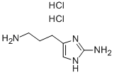 4-(3-Aminopropyl)-1h-imidazol-2-ylamine dihydrochloride Structure,80822-62-4Structure