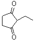 2-Ethyl-1,3-cyclopentanedione Structure,823-36-9Structure