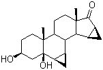 3b,5-Dihydroxy-6b,7b:15b,16b-dimethylene-5b-androstan-17-one Structure,82543-16-6Structure