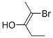 2-Penten-3-ol, 2-bromo- Structure,82687-34-1Structure