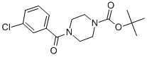 Tert-butyl 4-[(3-chlorophenyl)carbonyl]piperazine-1-carboxylate Structure,828299-83-8Structure