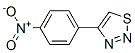 4-(4-Nitrophenyl)-1,2,3-thiadiazole Structure,82894-98-2Structure