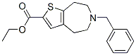 5,6,7,8-Tetrahydro-6-(phenylmethyl)-4H-thieno[2,3-d]azepine-2-carboxylic acid, ethyl ester Structure,83621-45-8Structure