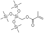 Methacryloxypropylbis(trimethylsiloxy)silanolmethacryloxypropyltris(trimethylsiloxy)silane mixture Structure,83692-44-8Structure