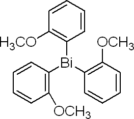 Tris(2-methoxyphenyl)bismuthine Structure,83724-41-8Structure