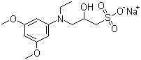 N-Ethyl-N-(2-hydroxy-3-sulfopropyl)-3,5-dimethoxyaniline sodium salt Structure,83777-30-4Structure