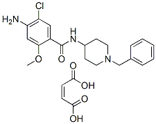 4-[4-Amino-5-chloro-2-methoxybenzamido]-1-benzylpiperidine maleate salt Structure,84370-95-6Structure