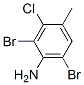 3-Chloro-2,6-dibromo-4-methylaniline Structure,84483-22-7Structure