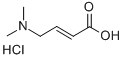 trans-4-Dimethylaminocrotonic acid hydrochloride Structure,848133-35-7Structure