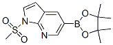 1H-Pyrrolo[2,3-b]pyridine, 1-(methylsulfonyl)-5-(4,4,5,5-tetramethyl-1,3,2-dioxaborolan-2-yl)- Structure,849068-22-0Structure