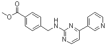 Methyl 4-((4-(pyridin-3-yl)pyrimidin-2-ylamino)methyl)benzoate Structure,849235-67-2Structure