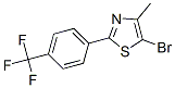 5-Bromo-4-methyl-2-[4-(trifluoromethyl)phenyl]-1,3-thiazole Structure,850375-27-8Structure