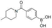 4-(4-Methylpiperidine-1-carbonyl)phenylboronic acid Structure,850568-21-7Structure