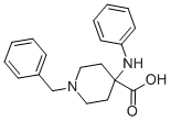 4-(phenylamino)-1-(phenylmethyl)piperidine-4-carboxylic acid Structure,85098-64-2Structure