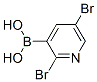 2,5-Dibromopyridine-3-boronic acid Structure,852228-14-9Structure