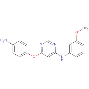 [6-(4-Amino-phenoxy)-pyrimidin-4-yl]-(3-methoxy-phenyl)-amine Structure,853298-73-4Structure