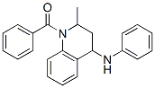 4-Anilino-1-benzoyl-2-methyl-1,2,3,4-tetrahydroquinoline Structure,857-45-4Structure