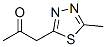 2-Propanone, 1-(5-methyl-1,3,4-thiadiazol-2-yl)- Structure,85730-44-5Structure