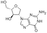 2-(2-Amino-1,6-dihydro-6-oxo-9h-purin-9-yl)-1,4-anhydro-2-deoxy-l-arabinitol Structure,861244-70-4Structure