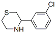 3-(3-Chlorophenyl)thiomorpholine Structure,864685-25-6Structure