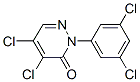 4,5-Dichloro-2-(3,5-dichlorophenyl)-2,3-dihydropyridazin-3-one Structure,86483-43-4Structure