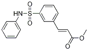 2-Propenoic acid, 3-[3-[(phenylamino)sulfonyl]phenyl]-, methyl ester, (2e)- Structure,866323-86-6Structure