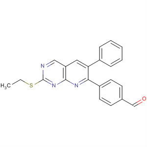 4-[2-(Ethylthio)-6-phenylpyrido[2,3-d]pyrimidine-7-yl]benzaldehyde Structure,867353-56-8Structure