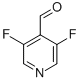 3,5-Difluoro-4-pyridinecarboxaldehyde Structure,870234-98-3Structure