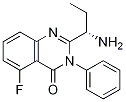 (S)-2-(1-aminopropyl)-5-fluoro-3-phenylquinazolin-4(3h)-one Structure,870281-86-0Structure