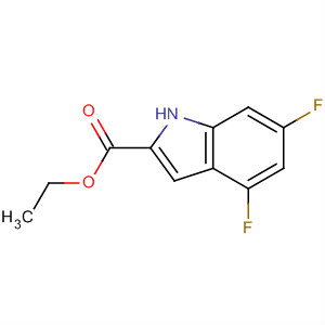 4,6-Difluoroindole-2-ethyl carboxylate Structure,870536-93-9Structure