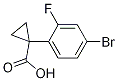 1-(4-Bromo-2-fluorophenyl)cyclopropanecarboxylic acid Structure,872422-15-6Structure