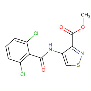 4-(2,6-Dichloro-benzoylamino)-isothiazole-3-carboxylic acid methyl ester Structure,874288-79-6Structure