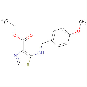 5-(4-Methoxy-benzylamino)-thiazole-4-carboxylic acid ethyl ester Structure,874288-81-0Structure