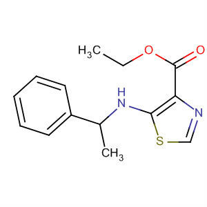 5-(1-Phenyl-ethylamino)-thiazole-4-carboxylic acid ethyl ester Structure,874288-85-4Structure