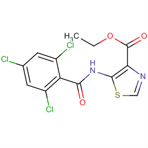 5-(2,4,6-Trichloro-benzoylamino)-thiazole-4-carboxylic acid ethyl ester Structure,874288-87-6Structure