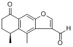 (S)-5,6,7,8-四氫-4,5-二甲基-8-氧代萘并[2,3-B]呋喃-3-甲醛結(jié)構(gòu)式_87440-75-3結(jié)構(gòu)式