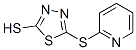 5-(Pyridin-2-ylsulfanyl)-1,3,4-thiadiazole-2-thiol Structure,87468-08-4Structure