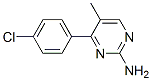 4-(4-Chlorophenyl)-5-methylpyrimidin-2-amine Structure,874814-30-9Structure