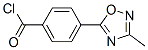 4-(3-Methyl-1,2,4-oxadiazol-5-yl)benzoyl chloride Structure,876316-26-6Structure