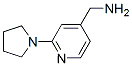 (2-(Pyrrolidin-1-yl)pyrid-4-yl)methylamine Structure,876316-38-0Structure